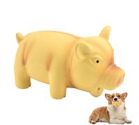 Bollisate Squeaky Pig Grunt - Juguete masticable de látex para Mascotas, Suministros de Entrenamiento para Cachorros, Puede moler Dientes, Limpiar los Dientes, Limpiar la, sin Olor, Alta