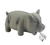Bollisate Squeaky Pig Grunt - Juguete masticable de látex para Mascotas, Suministros de Entrenamiento para Cachorros, Puede moler Dientes, Limpiar los Dientes, Limpiar la, sin Olor, Alta