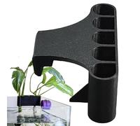 Bollisate Vasos para plantas acuáticas, soporte hidropónico para pecera, gancho integrado, maceta acuática con agujero para plantas hidropónicas para tanque de agua, peces y camarones