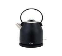 Livoo - Hervidor retro 1,5L DOD202C - 1850-2200W, acero inoxidable, rotación 360°, resistencia oculta