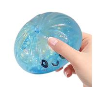 Bollo Antiestrés - Conejo Divertido de Purpurina de Lento Rising - Juguete Sensorial - para Niños, Aula, Escuela, Trabajo, Estudio, Hogar, Viaje, Relajación y Juego