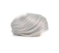 Bollo sintético Extensión de peluca desordenada Donut Claw Clip Bun Moño rizado ondulado desordenado damas for reuniones fiesta diarias Pieza de Pelo de Moño Desordenado