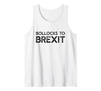 Bollocks a Brexit Remainer Reino Unido permanecen en Meme de la UE Camiseta sin Mangas