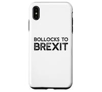 Bollocks a Brexit Remainer Reino Unido permanecen en Meme de la UE Carcasa para iPhone XS MAX