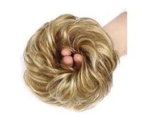 Bollos desordenados de cabello humano Extensiones de cabello humano Remy, onduladas y rizadas, moño for mujeres, cabello humano brasileño, moño desordenado, extensión de moño esponjoso, extensión de c