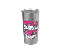Bollos desordenados y carreras sucias Muddy Race Mud Run Vaso térmico de acero inoxidable de doble pared