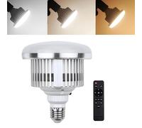 BOLLUMA 50W fotografía LED bombilla foto lámpara foto luz dos tonos regulable E27 3000-6500K foto estudio bombilla luz diurna para estudio fotógrafo grabación de vídeo softbox iluminación del hogar