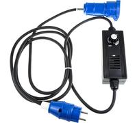 BOLLUMA Regulador de Intensidad 3M de 2000W y Cable de Interruptor de Luz Regulable para Lámpara de Sal con Enchufe, Bombilla de Filamento de Tungsteno con Enchufe Europeo de Doble Car