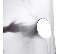 BOLLUMA Tela Difusora de Fotografía de 20x5 pies/6x1,5 m de Nailon de Seda Blanca Modificadora sin Costuras para Estudio de Fotos y Videojuegos, Tienda ;igera, Panel de Bandera Reflectante