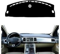 BOLNEY Alfombrilla Antideslizante para salpicadero para Jaguar XF 2008-2015 Alfombrilla Negra para salpicadero