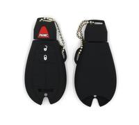 BOLNEY Funda de Goma de Silicona para Llave de Coche, Juego de Mando a Distancia, Protector de Carcasa para Jeep,para Dodge 2008-2014,para Grand Caravan 2009-2013,para Journey Keyless
