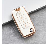 BOLNEY Funda de TPU para Llave de Coche, Funda Protectora, Funda, Llavero para Jeep Renegade Compass 2016-2019. Piezas para Llavero de Coche.