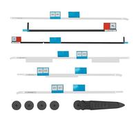 Boloest Tiras Adhesivas para Pantalla LCD, Cinta Adhesiva de Repuesto, Kit de reparación Profesional Compatible con Apple iMac de 21.5“ A1418 Retina 2017 2019 2020 (con Herramienta de Apertura)