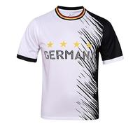 Bolognifi Camiseta de fútbol for hombre, camiseta de fútbol de la Copa Europa/América, sudadera for aficionados, medias mangas(Germany,XL)