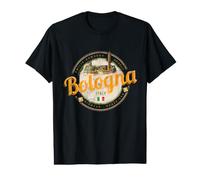 Bolonia Emilia-Romagna con Pasta Italia Recuerdo Vintage Camiseta gráfica económica
