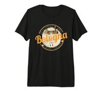 Bolonia Emilia-Romagna con Pasta Italia Recuerdo Vintage Camiseta Premium