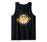 Bolonia Emilia-Romagna con Pasta Italia Recuerdo Vintage Camiseta sin Mangas