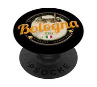 Bolonia Emilia-Romagna con Pasta Italia Recuerdo Vintage PopSockets PopGrip Adhesivo