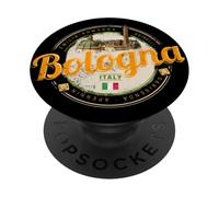 Bolonia Emilia-Romagna con Pasta Italia Recuerdo Vintage PopSockets PopGrip Adhesivo