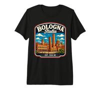 Bolonia Italia Vacaciones Bolonia Viaje Familiar a Bolonia Camiseta Premium