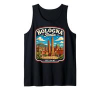 Bolonia Italia Vacaciones Bolonia Viaje Familiar a Bolonia Camiseta sin Mangas