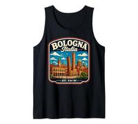 Bolonia Italia Vacaciones Bolonia Viaje Familiar a Bolonia Camiseta sin Mangas