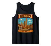 Bolonia Italia Viaje Familiar a Bolonia Vacaciones Italia Camiseta sin Mangas