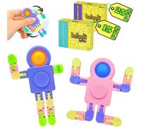 Bolonki 15 Robots SpinnerPop - Regalos Cumpleaños Niños Colegio, Detalles Cumpleaños Niños 4 5 6 7 8 9 10 años, Relleno Piñata Cumpleaños Infantil, Regalitos Cumpleaños Invitados Niños, Fidget Toys