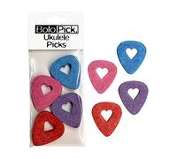 bolopick fieltro ukelele Púas, Fácil de Sujetar corazón, para ukelele