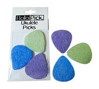 BoloPick Púas de fieltro para ukelele, paquete de 6 (una receta original)