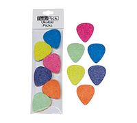BoloPick - Púas de ukelele, 12 púas de fieltro para guitarra, varios colores, para ukelele, guitarra, bajo, autoarpa, banjo