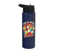 Bolos | Así es como ruedo, hombres, mujeres, niños | Funny Bowler Stainless Steel Insulated Water Bottle