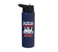 Bolos Papá Hijo Hija Hombres Marido Bolos Stainless Steel Insulated Water Bottle