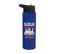 Bolos Papá Hijo Hija Hombres Marido Bolos Stainless Steel Insulated Water Bottle