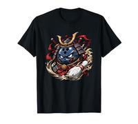Bolos Samurai Guerrero Huelga Enojado Héroe Leyenda Camiseta