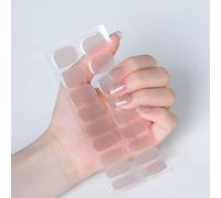 Boloshine Gel Semicurado de Pegatinas, 20PCS Pegatinas Esmalte de Uñas Envoltura Completa, Autoadhesivas Nail Art Stickers con Lima de Uñas (Recuerdos Vagos del Primer Amor)
