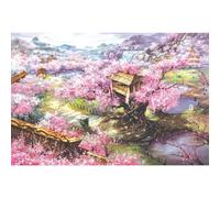 Boloshine Puzzles para Adultos, Mansión Sakura Puzzle 1000 Piezas, Colorido Juego de Rompecabezas, Juego de Habilidad para Toda la Familia, para Adultos y Niños a Partir de 14 Años