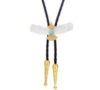 Boloties - Boloties para hombre, colgante de pájaro, collar, accesorios de disfraz, boloties vintage clásicos, Length 100cm, Metal