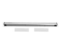 Bolpador de boletos de restaurante, recibo de papel A4 A3 Soporte de toboganes de aluminio Hanging Cocina Pedido Ticket de plataforma de plata para cafés de oficina bares de pubs (30CM)