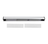Bolpador de boletos de restaurante, recibo de papel A4 A3 Soporte de toboganes de aluminio Hanging Cocina Pedido Ticket de plataforma de plata para cafés de oficina bares de pubs (21CM)