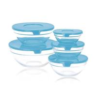 Bols De Cristal (5 Piezas) - Azul