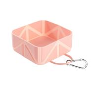 Bols Viajeras para Perros,Dispenser Plegable De Comida para Mascotas - Bebedero Portátil 500 ml para Viajes Senderismo Acampada Playa Paseos Bote Camping
