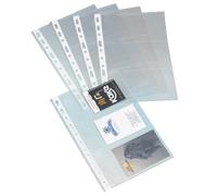 Bolsa 10 Fundas Portatarjetas PP Lomo Reforzado 4º 11 Taladros Transparente Grafoplás