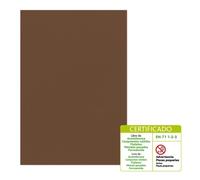 Bolsa 10 Láminas Goma Eva Lisa 40 X 60 Cm 2 mm Marron Fixo Kids