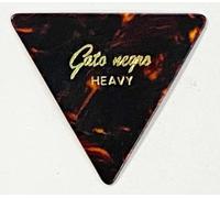 Bolsa 12 púas Gato Negro Triangular Grande. Dura. 0.96 Fabricado artesanalmente en España desde 1868.