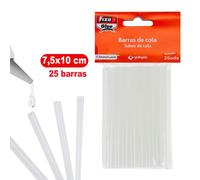 Bolsa 25 Barras Silicona 7.5 X 100 mm Transparente Fixo