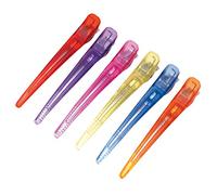 Bolsa 6 pinzas pequeñas metal-plastico colores Eurostil