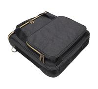 Bolsa Acolchada para Transportar Discos con Capacidad para 10 Discos para Viajeros de DJ Tela/Material Catiónico 33x8x32cm