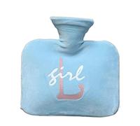 Bolsa Agua Caliente Botella De Agua Caliente Con Funda De Amor De Forro Polar Rectángulo Bolsa De Agua Caliente Para Aliviar El Dolor Cuello Trasero Noches Acogedoras Botella de Agua Caliente (Color