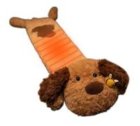 Bolsa Agua Caliente Goma Larga - Funda Peluche Perro | Saco Térmico 75cm Lleno De Agua, Tejido Suave Imitación Pelo Conejo | Ideal Cama Dolor Menstrual Relajación